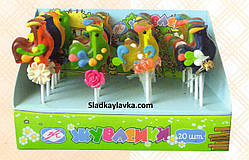 Желейна цукерка Петушки на паличці 20 шт (Жувасики)