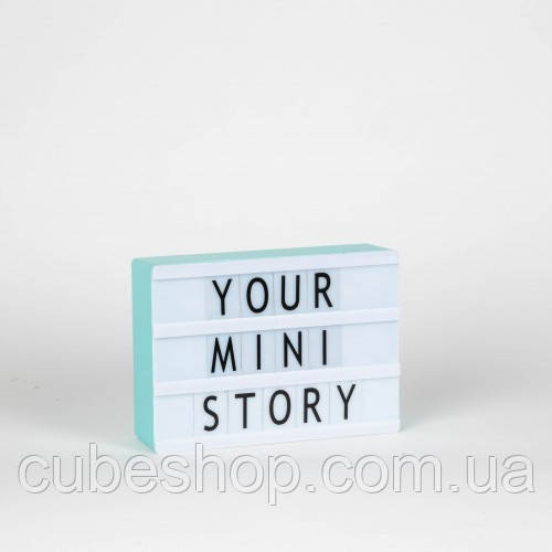 Лайтбокс Mini LEDR А6 (м'ятний) світильник