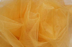 Тканина Фатин середньої жорсткості Яскраве золото