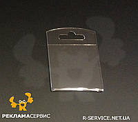 Ценник навесной под евро крючок 50х50 (Акрил) CP-090 Ценник навесной под евро крючок 50х50 (Акрил)