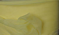 Ткань Фатин средней жесткости Бледно желтый