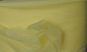 Тканина Фатин середньої жорсткості Блідо жовтий