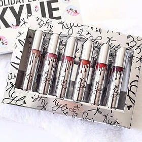 Набор матовых помад KYLIE HOLIDAY EDITION Matte Liquid Lipstick 6 шт Скидка All 858