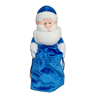 М'яка іграшка Zolushka Дід Мороз 43см синій (4572)