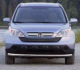 Кенгурник одинарний вус на Honda CR-V (2006-2012) Хонда спрв