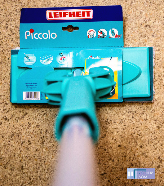 Швабра для пола с отжимом Leifheit Piccolo, Micro Duo - фото 6 - id-p94405507