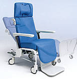 Крісло для транспортування пацієнтів з регульованою спинкою Stiegelmeyer Ravello Clinic Patient Transfer Chair, фото 4