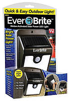 Світильник Solar Motion Sensor Light Ever Brite з датчиком руху на сонячних батареях панелі солар, фото 2