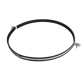 Хомут d 355 мм з виброгасителем і гайкою м8