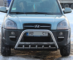 Кенгурник WT на Hyundai Tucson (c 2004---) Хюндай Туксон PRS