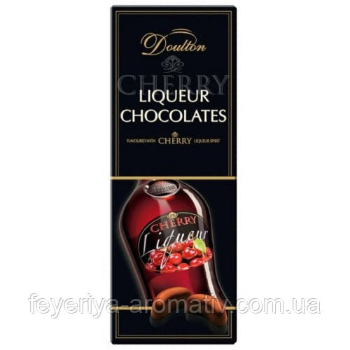 Шоколадні цукерки з вишневим лікером Doulton Liqueur Chocolates в коробці 150г (Німеччина)