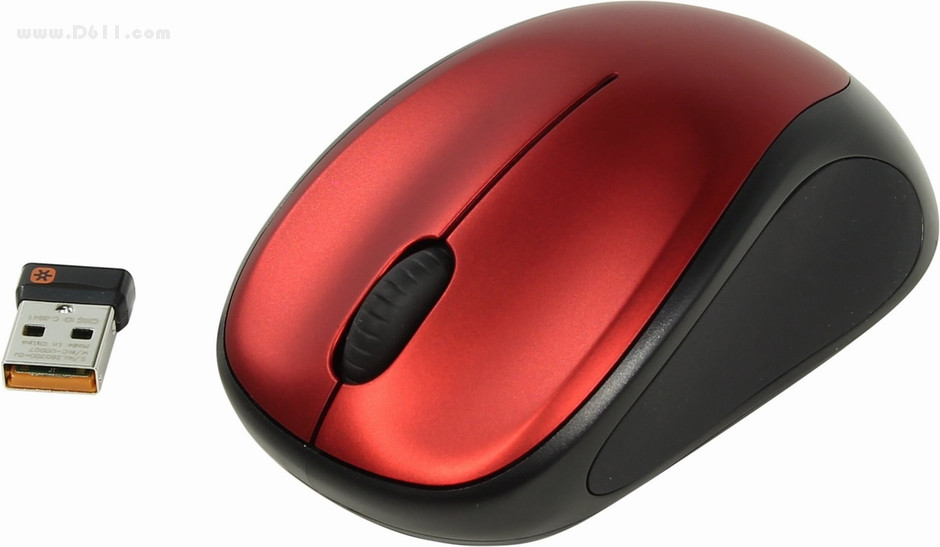 Logitech Wireless Mouse M235 red