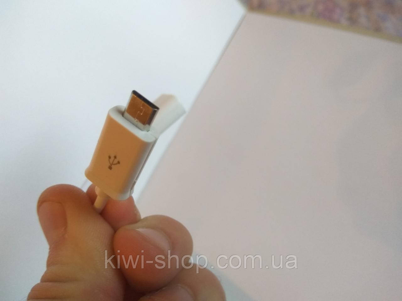 Кабель переходник micro USB OTG - белый в упаковке для планшетов телефонов и т.д - фото 3 - id-p609887661