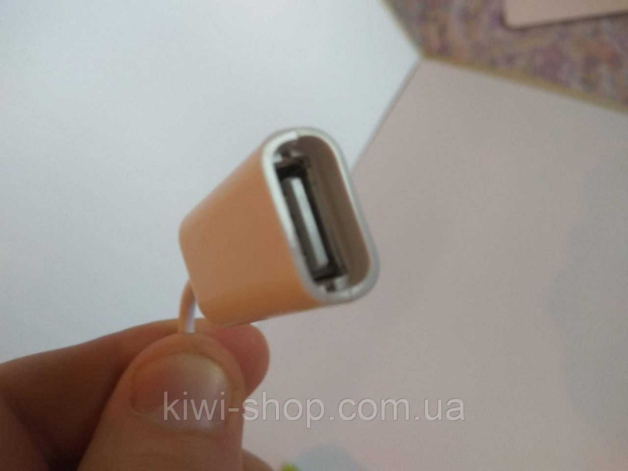 Кабель переходник micro USB OTG - белый в упаковке для планшетов телефонов и т.д - фото 4 - id-p609887661