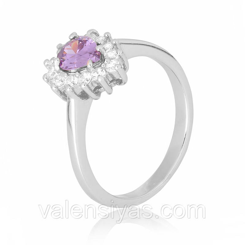 Срібне кільце-комплект КК2ФА/383