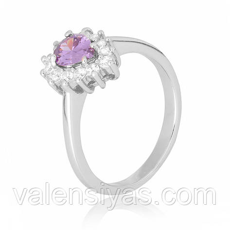 Срібне кільце-комплект КК2ФА/383, фото 1