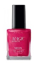 Лак для нігтів "Неон", Avon, колір Red Shock, Запальний червоний, 10 мл, 58611