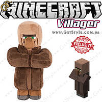 Игрушка Деревенский житель из Minecraft - "Villager" - 32 х 17 см.