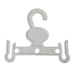 Вішалка під тапочки біла матова