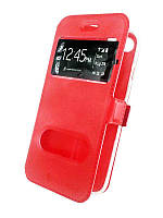 Червона шкіряна чохол-книжка Nillkin для Lenovo A2010
