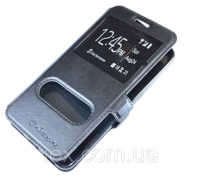 Чорний чохол-книжка Nillkin з функцією підставки для Iphone 5/5S