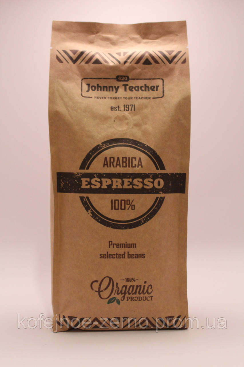 Кава Johnny Teacher 420 Arabica 100% Espresso 1 кг
