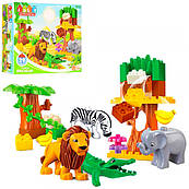 Конструктор JDLT 5032 зоопарк, тварин 4 шт., 29 деталей