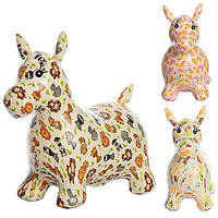 Стрибуни-конячки з малюнками MS 0955 (Звірі)