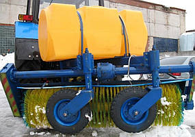 Щітка дорожня з поливом 300л МТЗ-80-82 ИУЦЛ 31.00.000-01 (без кард. з кол. 5,00х10)