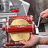 Локшинорізка Marcato Atlas 150 Rosso паста-машина для нарізки локшини і тіста — Оригінал!, фото 3