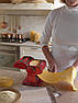 Локшинорізка Marcato Atlas 150 Rosso паста-машина для нарізки локшини і тіста — Оригінал!, фото 6