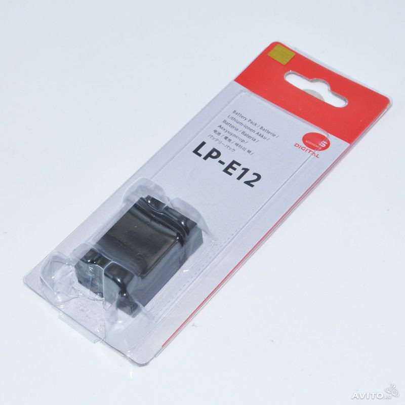 Акумулятори для фотоапаратів CANON EOS M, EOS M2, EOS M10, EOS M100, EOS M50, M50 Mark II - LP-E12