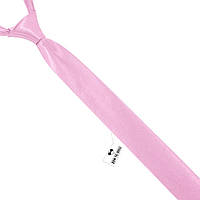 Вузька світло-рожева краватка