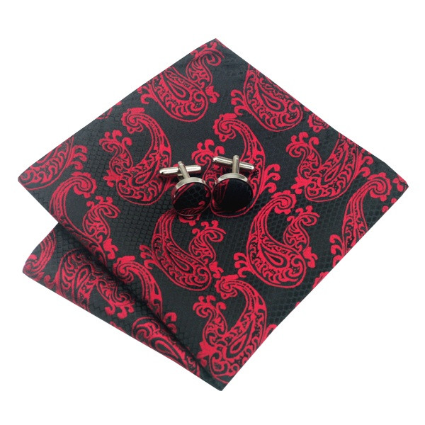 Подарочный JASON&VOGUE набор красный с узорами 03503 - фото 4 - id-p610133422