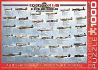 Пазлы 1000 элементов Истребители 2-й Мировой войны Eurographics 6000-0379