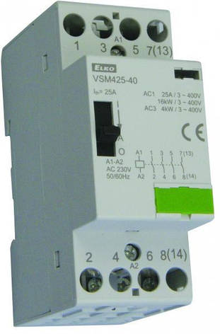 Модульний контактор VSM425-22/24V AC 24V з ручним керуванням ELKOep, фото 1