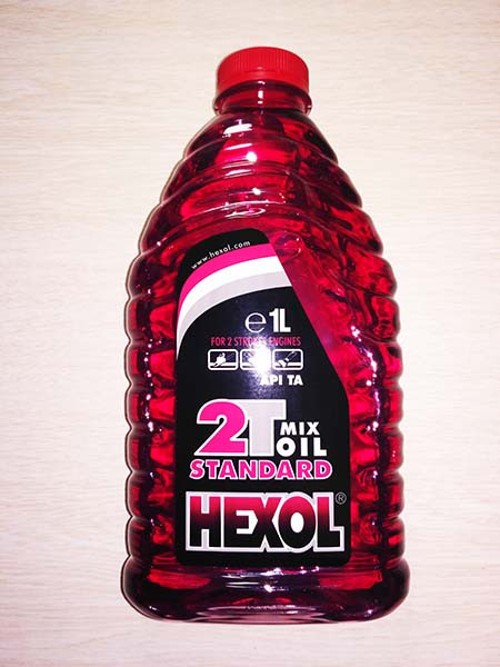 Олива для двотактних моторів Hexol Standart 1 л (червона)