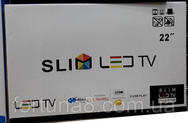 Телевізор SLIM LED TV 22" з тюнером T2