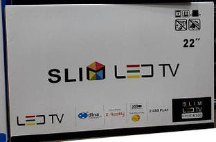 Телевізор SLIM LED TV 22" з тюнером T2