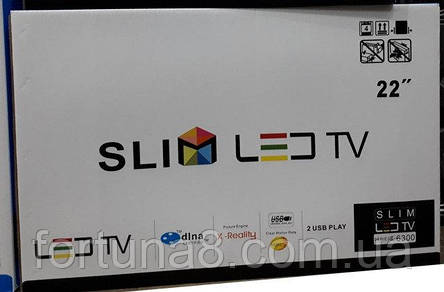 Телевізор SLIM LED TV 22" з тюнером T2, фото 2