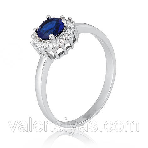 Срібне кільце-комплект КК2ФС/475, фото 1