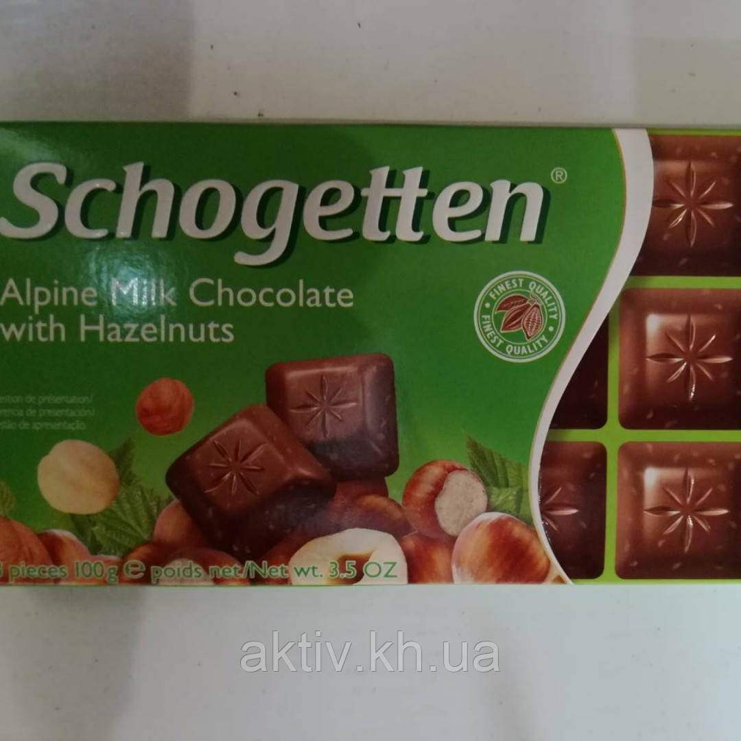 Schogetten молочний з фундуком 100 гр
