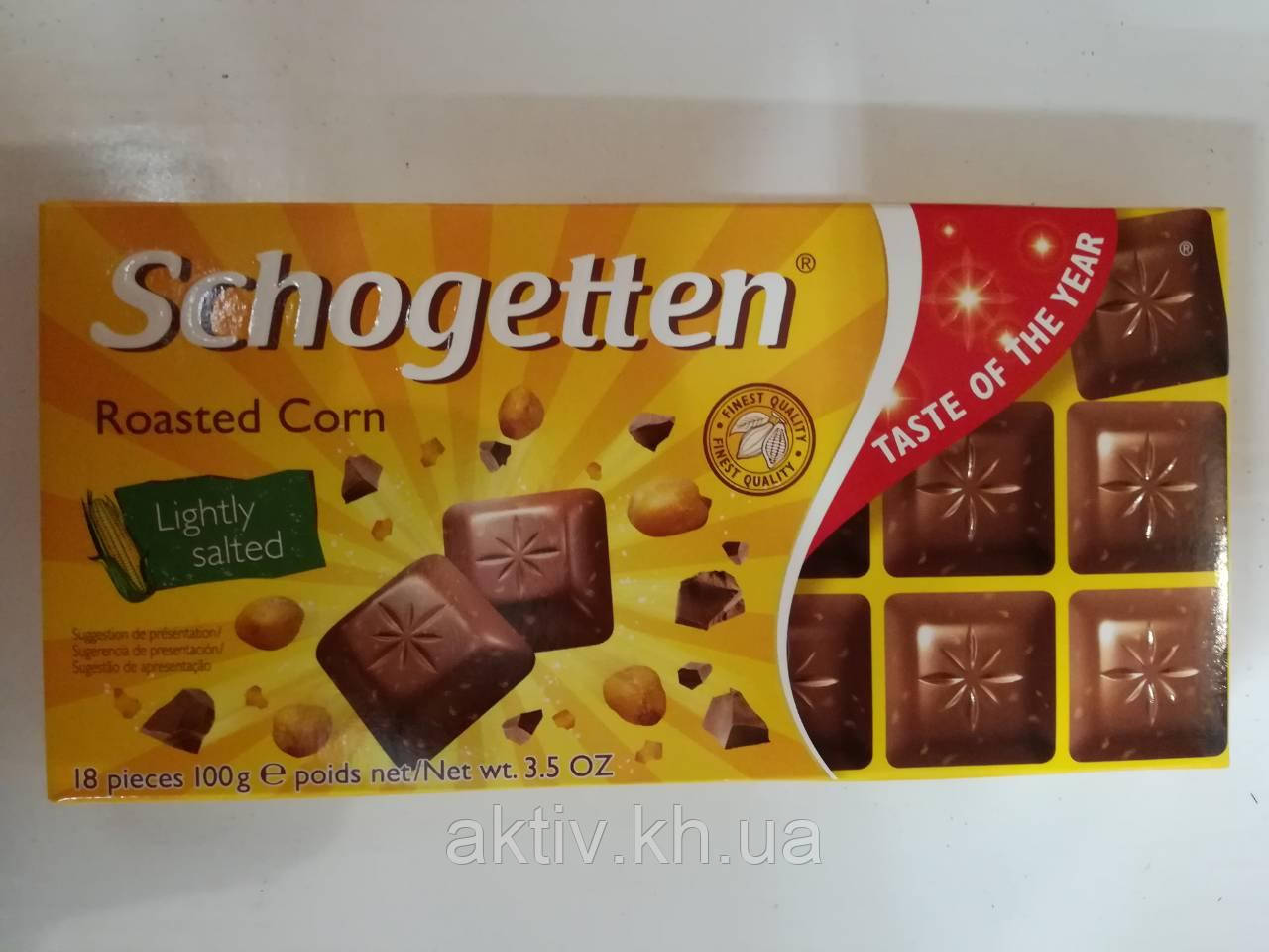 Schogetten молочний з попкорном100 г