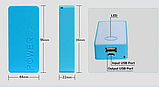 Powerbank Повербанк для 2-х 18650 Li-Ion пластик, колір випадковий (тільки корпус без акумулятора), фото 3