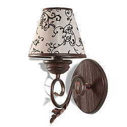 Настінний світильник, бра дерев'яне, в класичному стилі