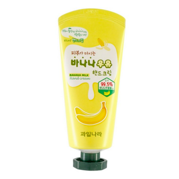 Крем для рук з екстрактом банана Welcos Banana Milk Hand Cream