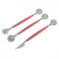 Ролики фігурні двосторонні для роботи з мастикою і тістом опт