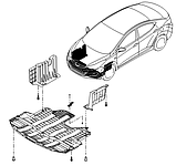 Саморіз кріплення захистів двигун Audi A4, A6/Seat Exeo/Skoda Superb/VW Passat B5, фото 9