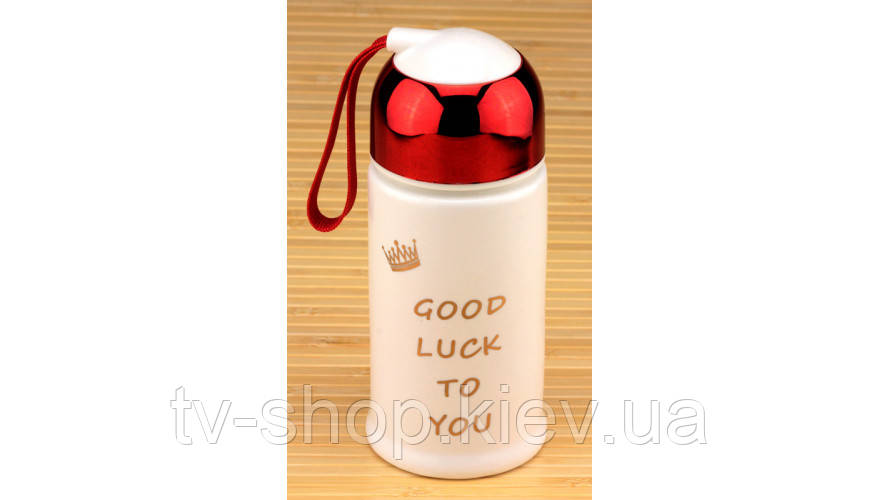 Термопляшка керамічна Good luck to you
