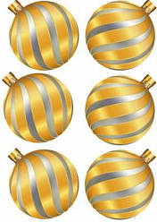 Вафельна картинка для пряників, тістечок топерів "Оточні іграшки", (лист А4)